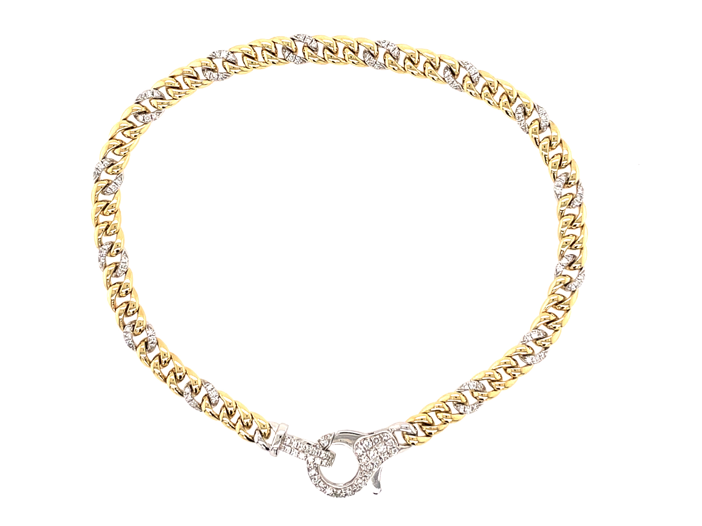 Dilamani Jewelry  Diamond Lobster Clasp Bracelet